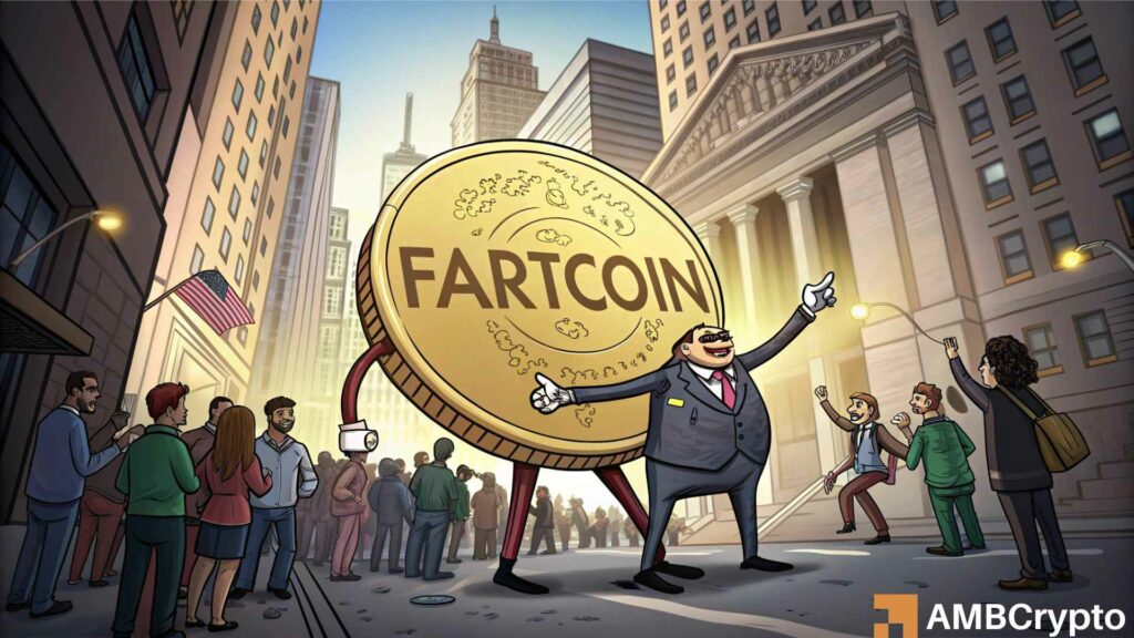 Fartcoin (FARTCOIN) could plunge 45% if $1.15 support fails