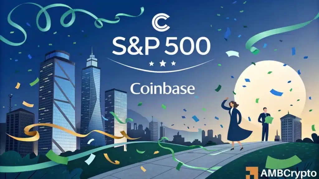 Coinbase joins S&P 500