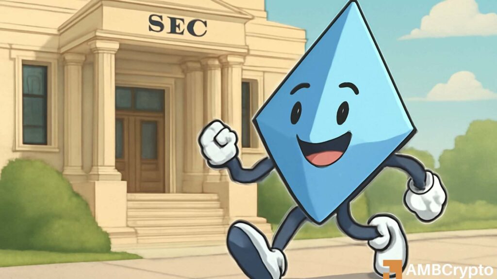 SEC clarifies proof-of-stake isn’t ‘security’ - Road clear for spot ETH ETF staking?