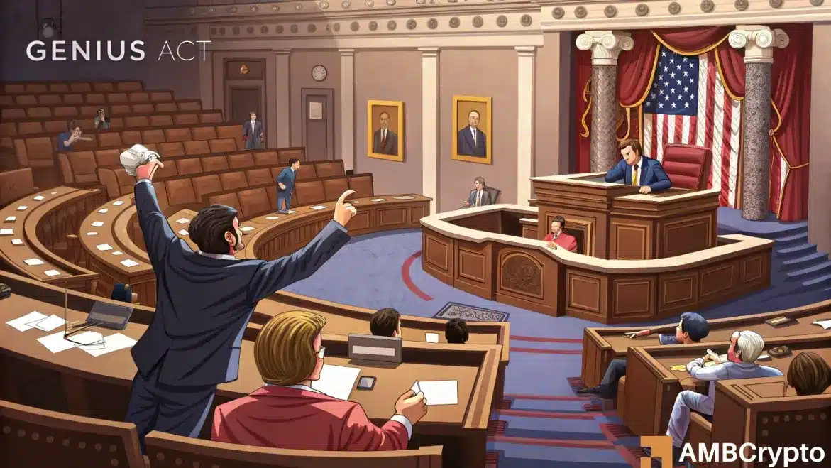 U.S. Senate split on GENIUS Act – Stablecoin rules by August? logo