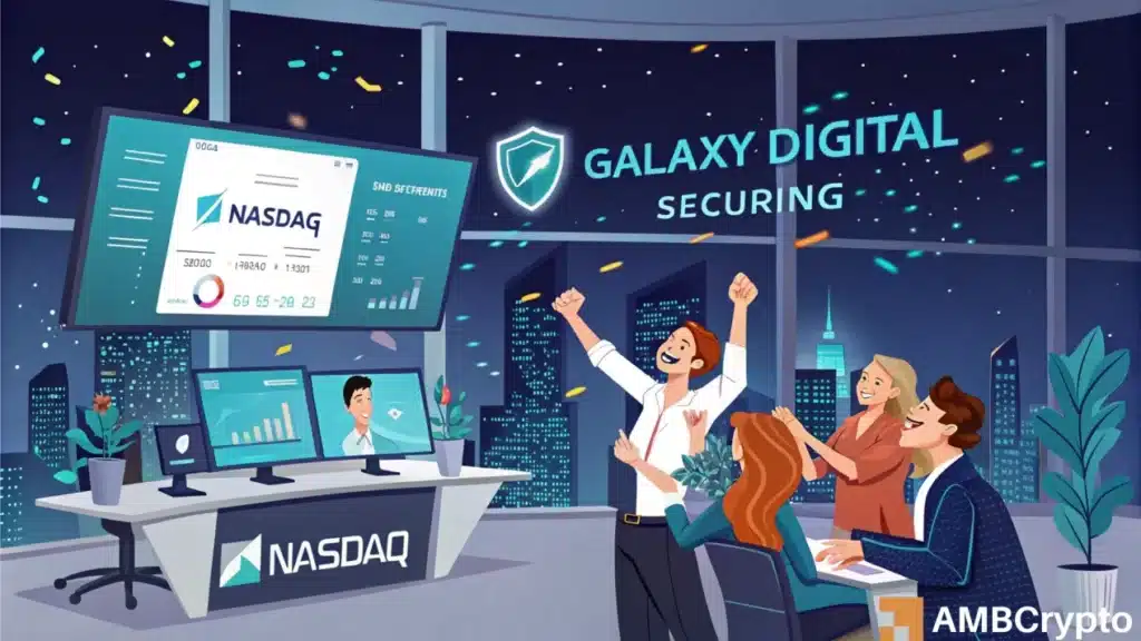 Galaxy Digital secures Nasdaq listing after 4 years: '$GLXY'