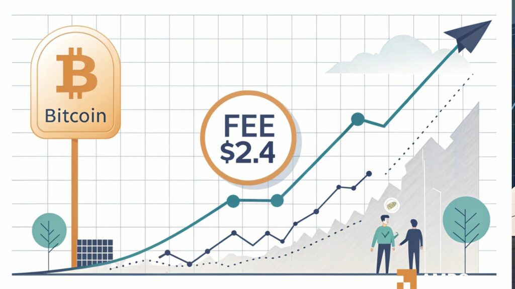 Bitcoin transaction fees Surge as BTC Nears Key $106K Level