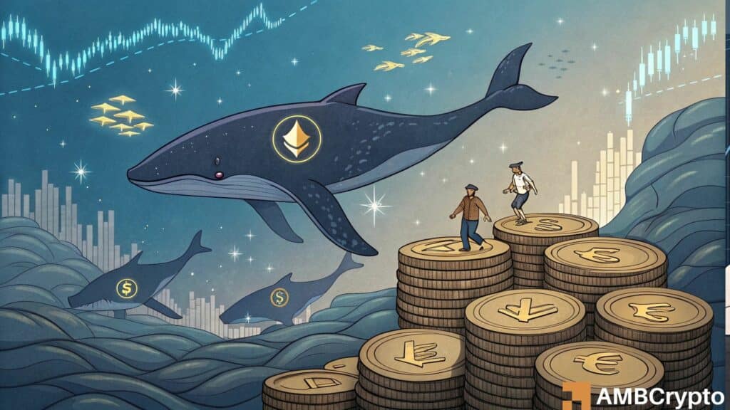 Ethereum whales offload 684k tokens: How was ETH's price affected?