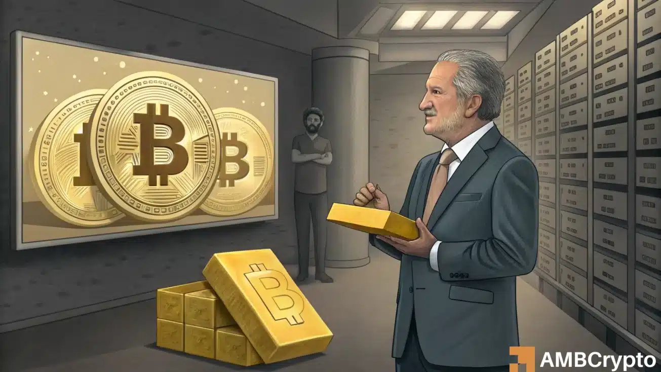 'If gold is the past and Bitcoin is the future, why...?' Peter Schiff questions banks