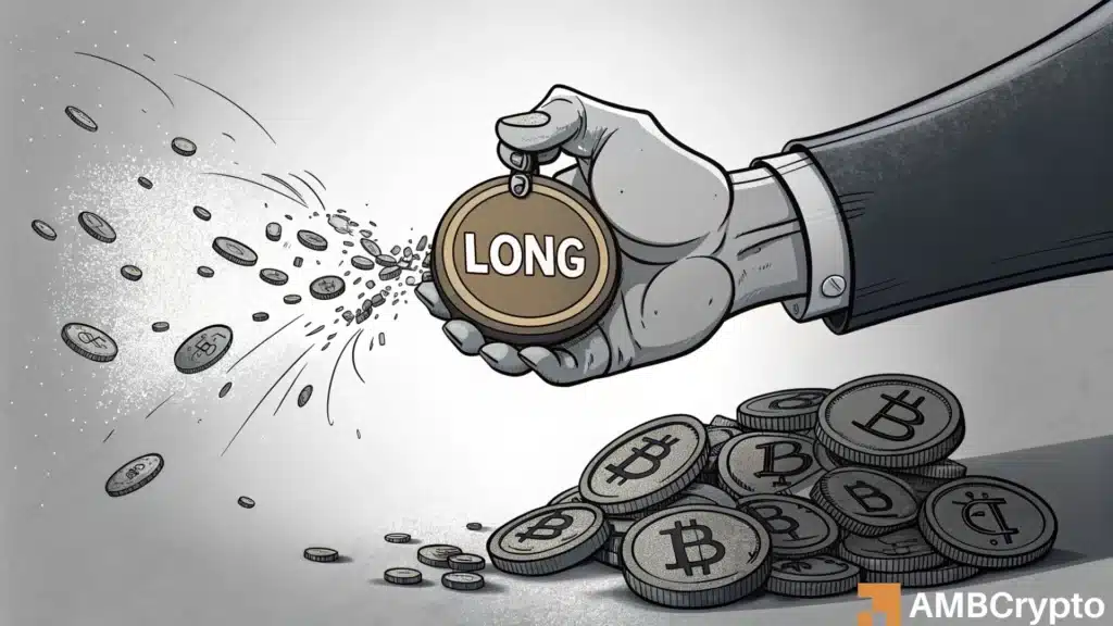 Whales heavily leveraged on Bitcoin longs - Here's why this could backfire!