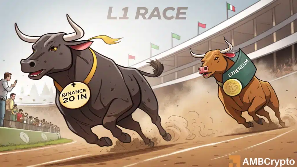 BNB vs Ethereum: The race for the Layer 1 throne heats up!