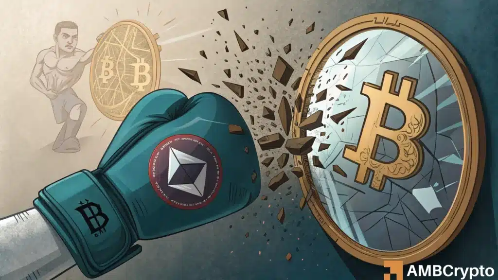 Ethereum surges 20%, hits most undervalued BTC ratio since 2019