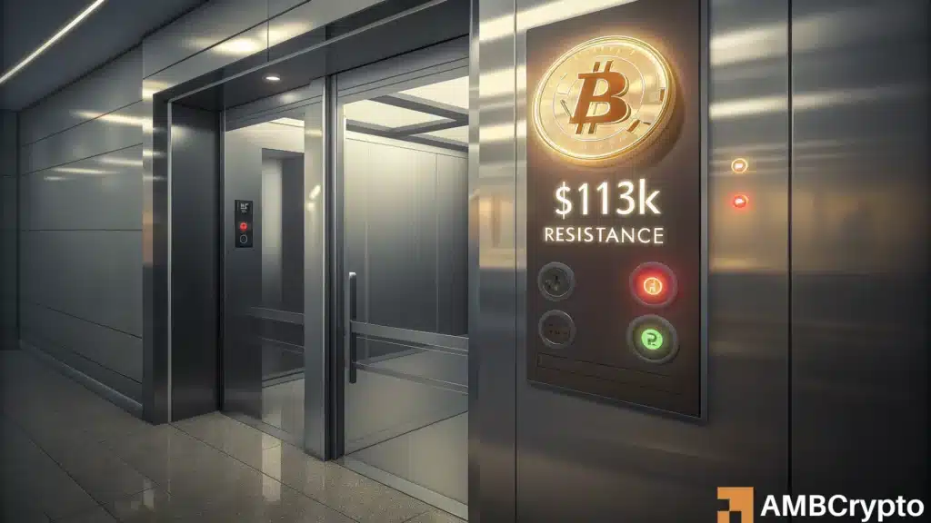 Bitcoin closes in on $113K, but is a short-term cooldown coming up next?