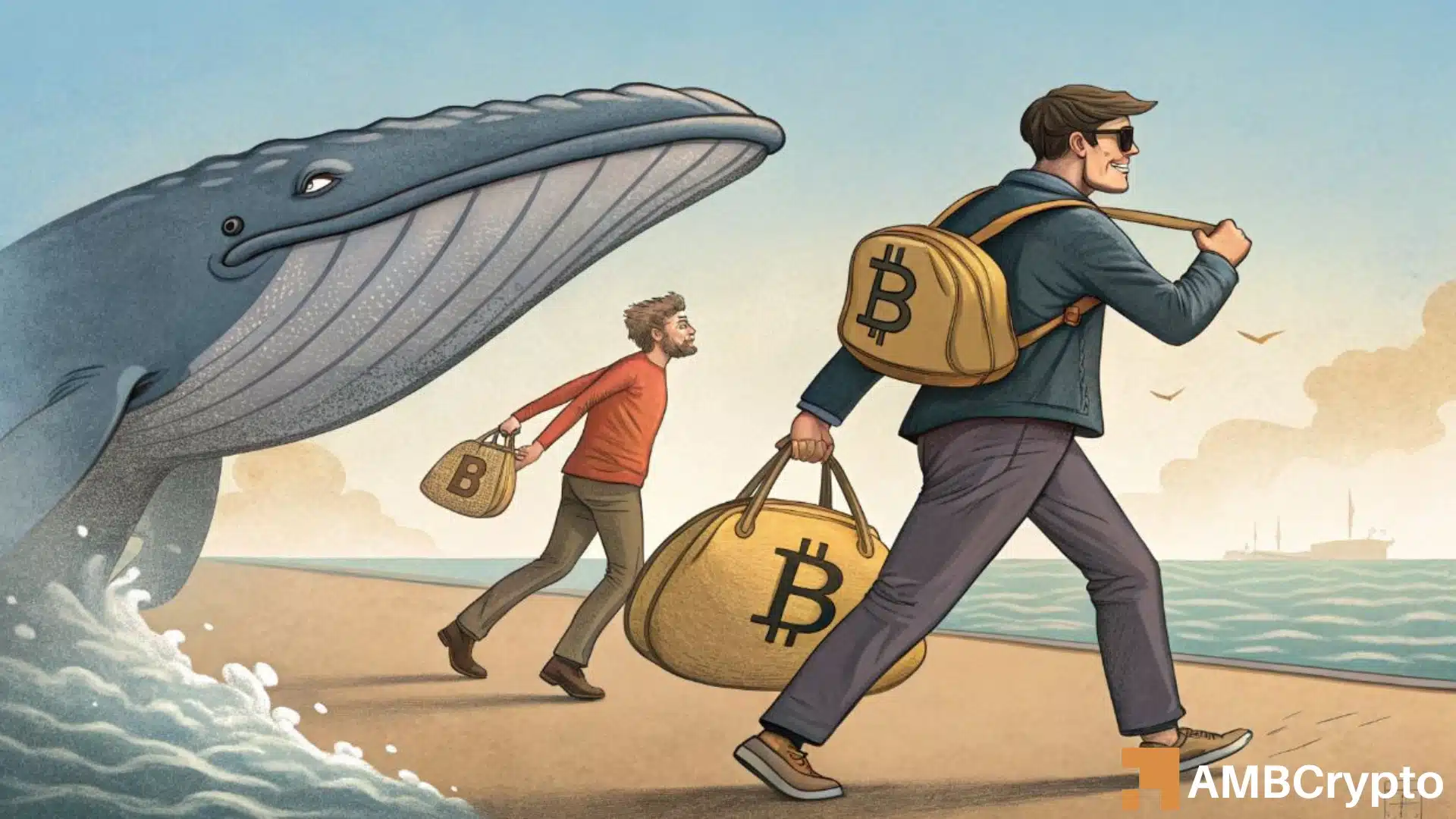 Whales help Bitcoin surge with 30K BTC buy as THIS group retreats
