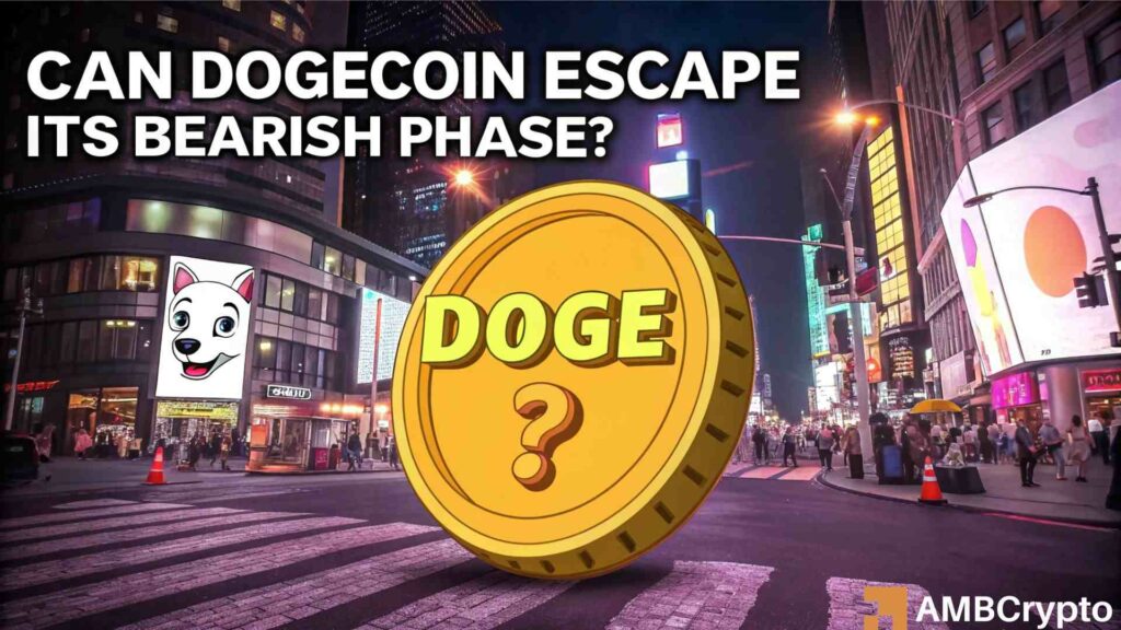 Will Dogecoin break its bearish pattern after 155M DOGE dump?