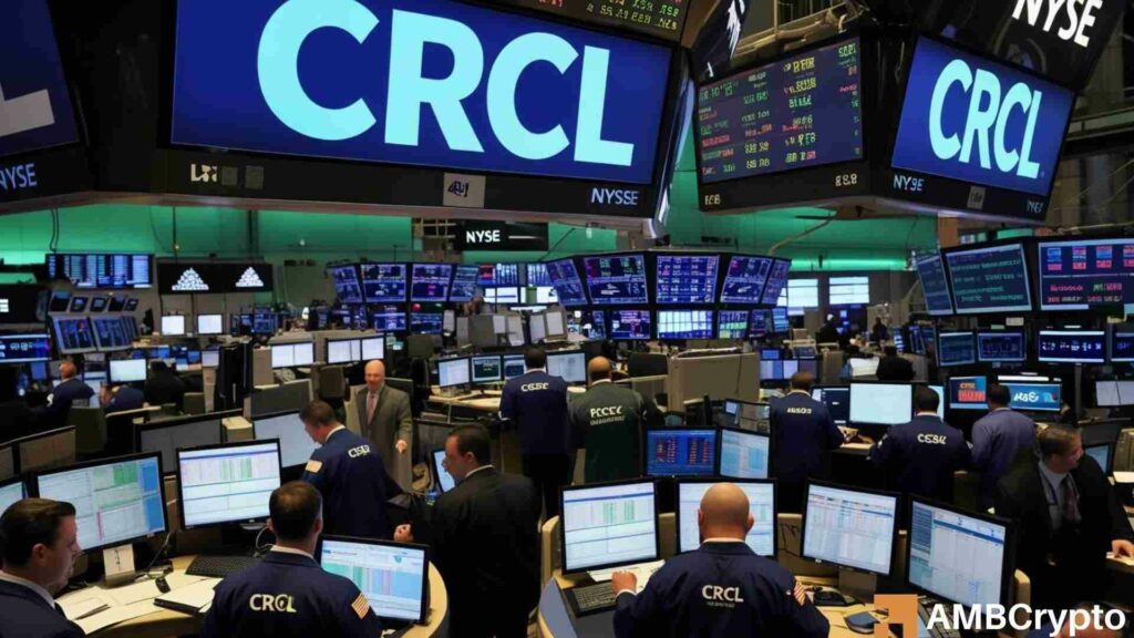 Circle’s 620% rally snaps as Wall Street warns of stablecoin showdown