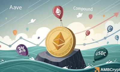 Ethereum yield drops below 3% - Is ETH losing the battle for on-chain returns?