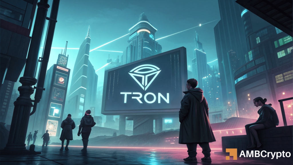TRON - How long before TRX's price follows network's falling usage?