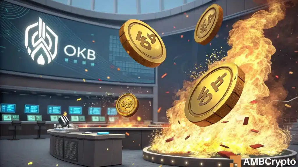 OKB hits $54.7 after 42.4 mln token burn - Can it break through $56?