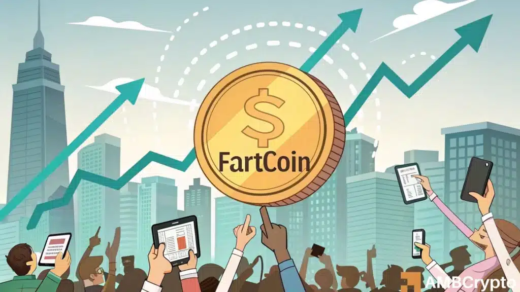 Fartcoin surges 20% in 24 hours - $1.46 or $1.08, what's next?