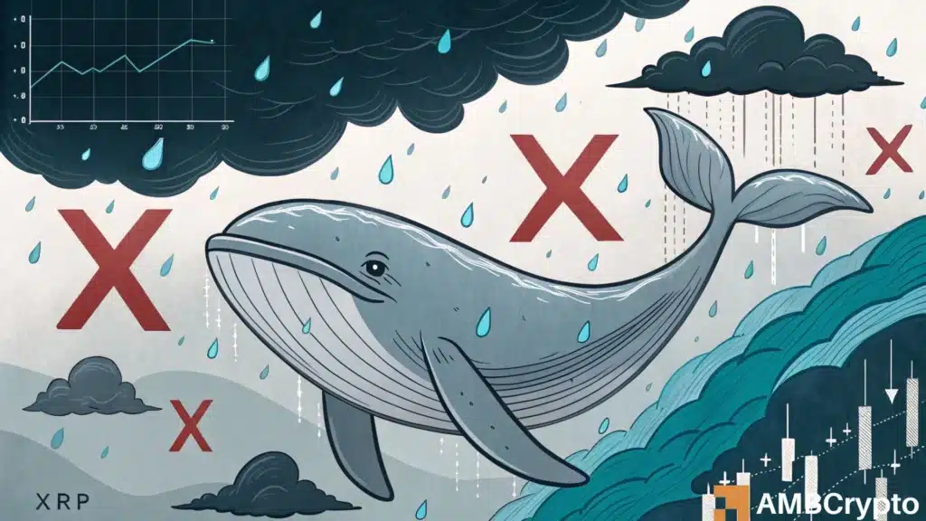 Whales bail as XRP falters 4 days straight – Now the question is: can retail catch the knife?