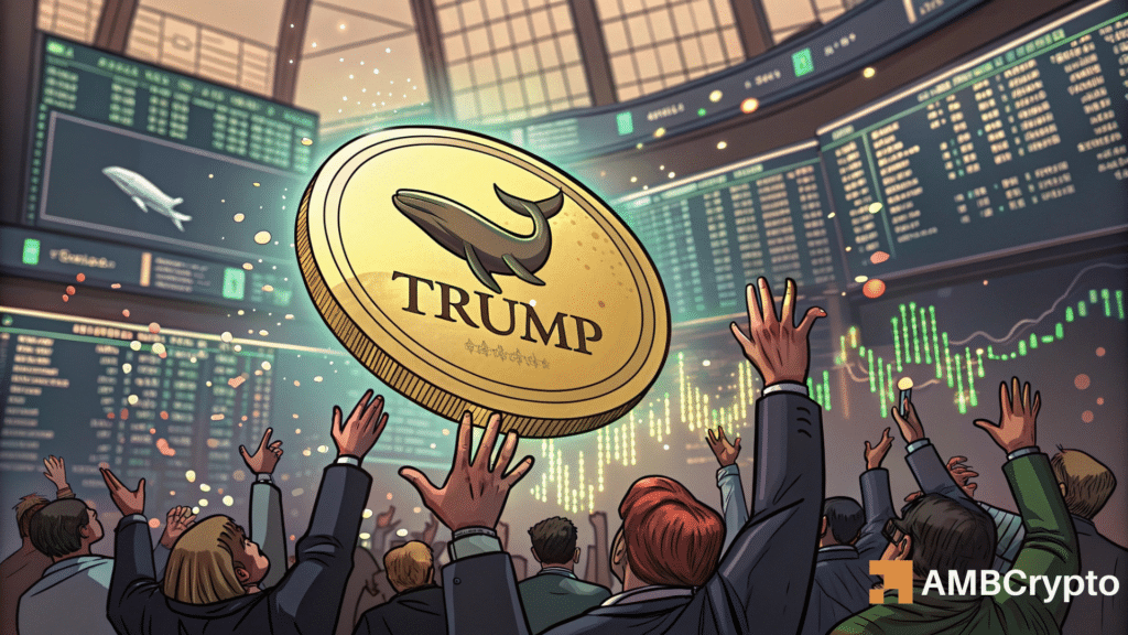 $22 mln TRUMP lands in hot wallet - The memecoin could crash to $8 unless...