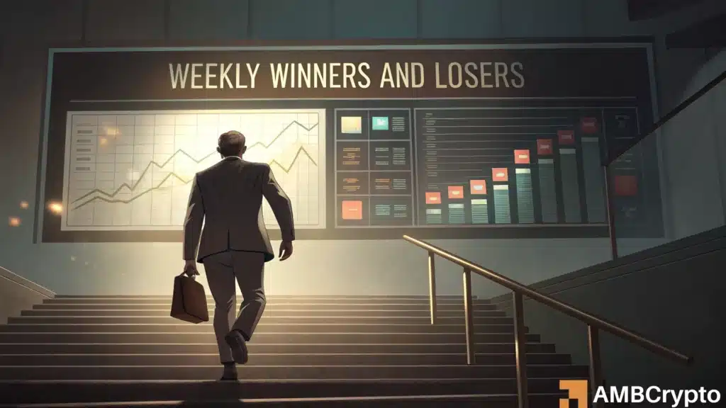 Crypto weekly winners and losers