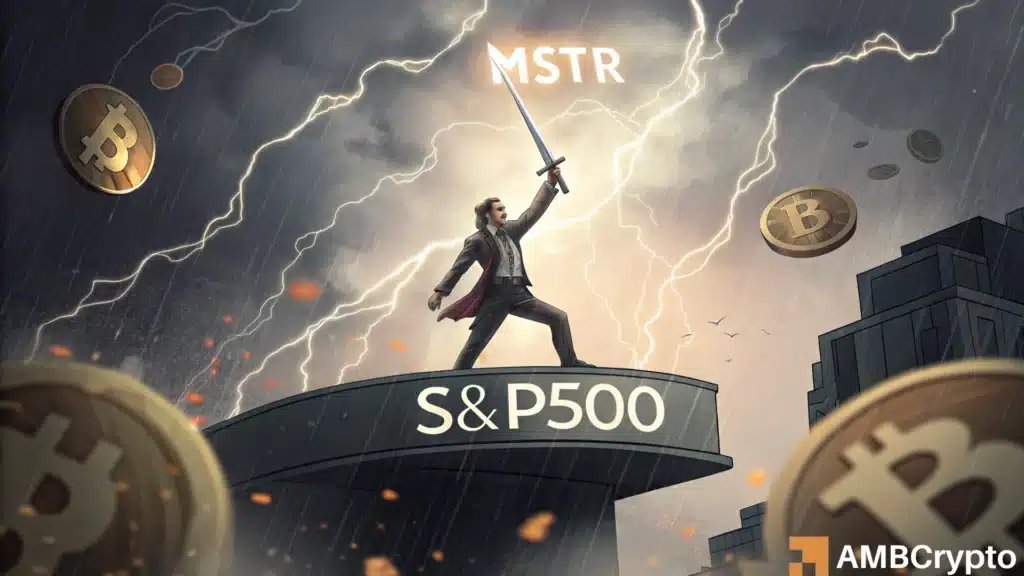 Bitcoin: How Strategy’s S&P 500 move will push BTC even higher