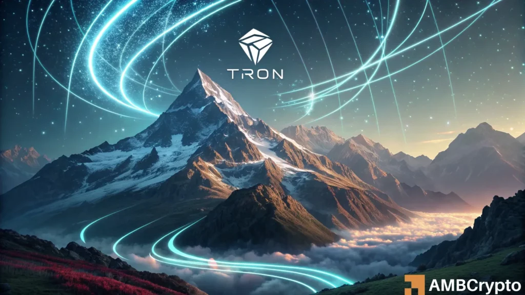 Will TRX's price follow the uptick in TRON's network adoption?