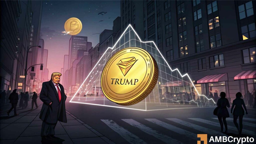 TRUMP slips to key levels - The memecoin eyes $9.70 support next