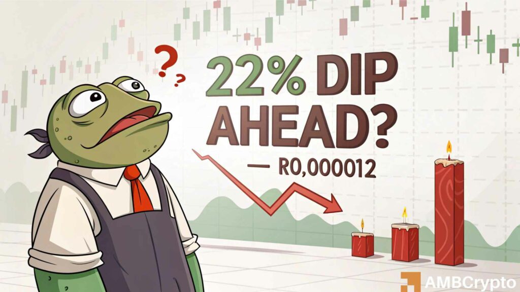 A 22% PEPE crash can come soon - Unless this massive sign flips again!