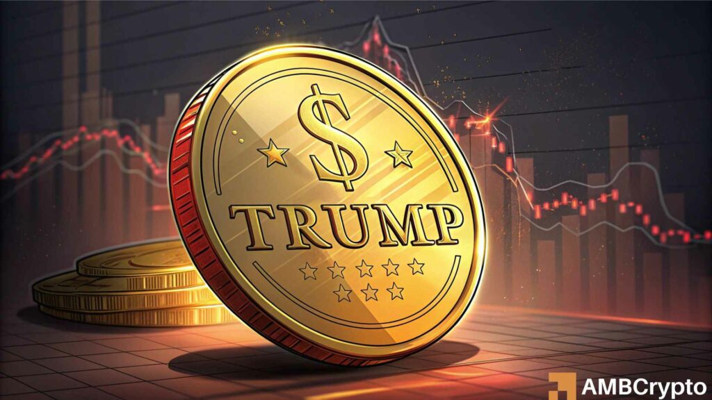 TRUMP meme coin risks a 13% crash if $8.40 fails