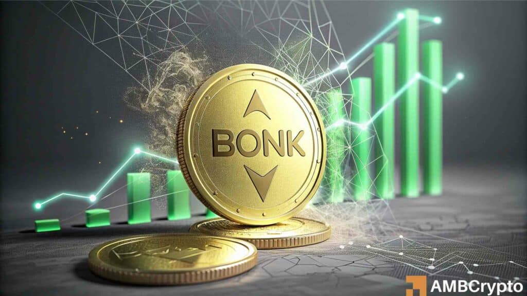 BONK forms Bullish Wedge, Traders' eyes 65% rally