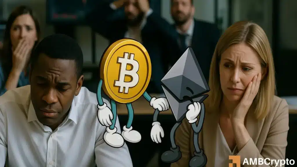 Bitcoin, Ethereum ETFs face $291 mln in outflows: Is a market shift coming?