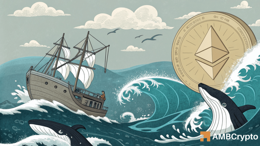 Ethereum whales exit, spot activity heats: Will ETH see a surprise move?