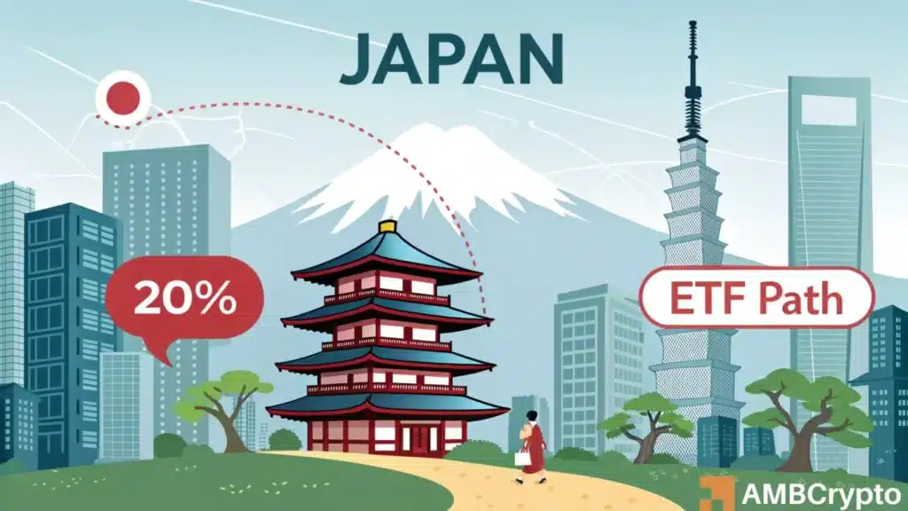 Japan plans major crypto overhaul with flat 20% tax, pathway to ETFs