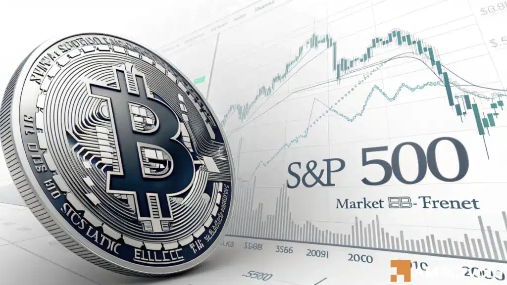 Bitcoin rises as S&P falls