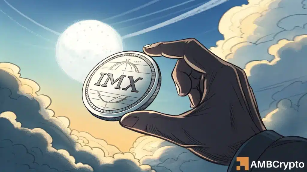 IMX surges 13% - Can it break $1.5B despite weak on-chain activity?