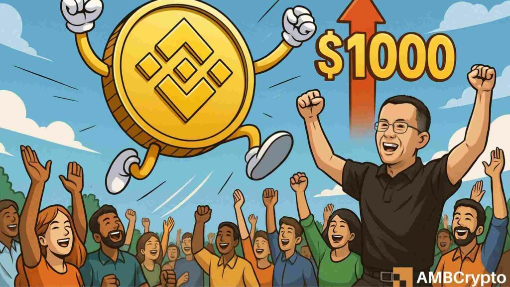 “A truly community effort’ - BNB price hits a new ATH of $1000