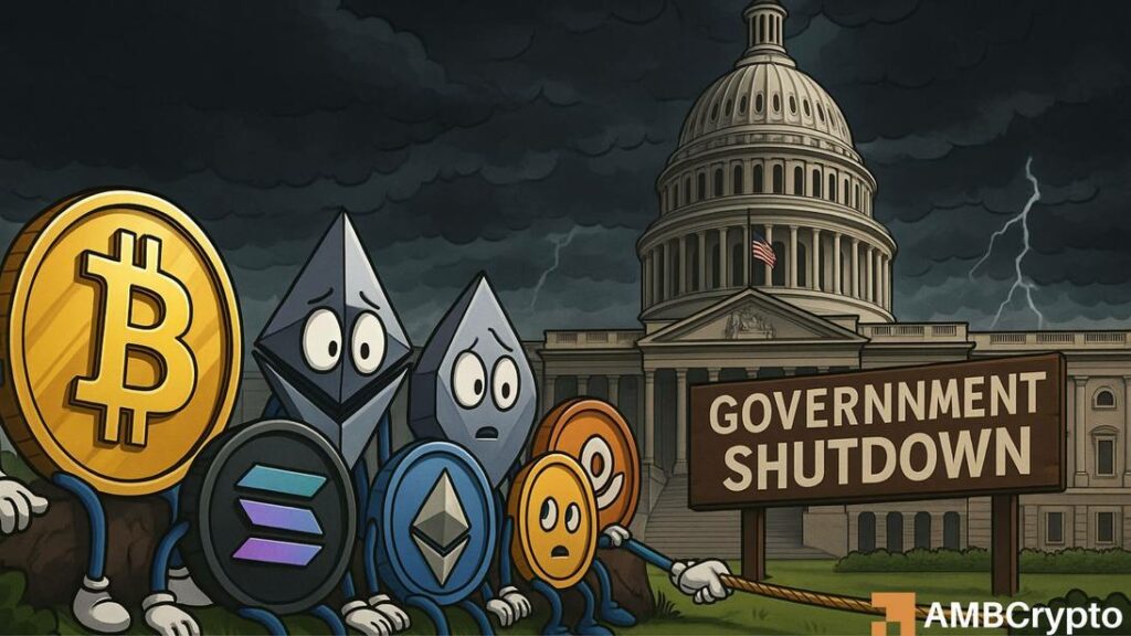Crypto government shutdown