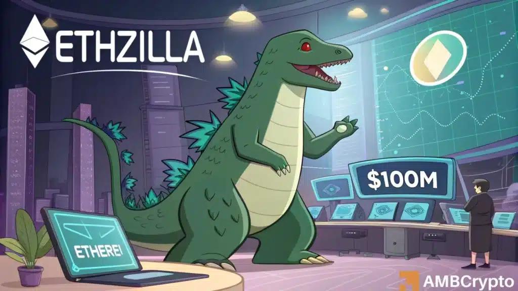 ETHZilla bets $100 mln on Ethereum’s DeFi future: 'Opportunity to enhance returns'