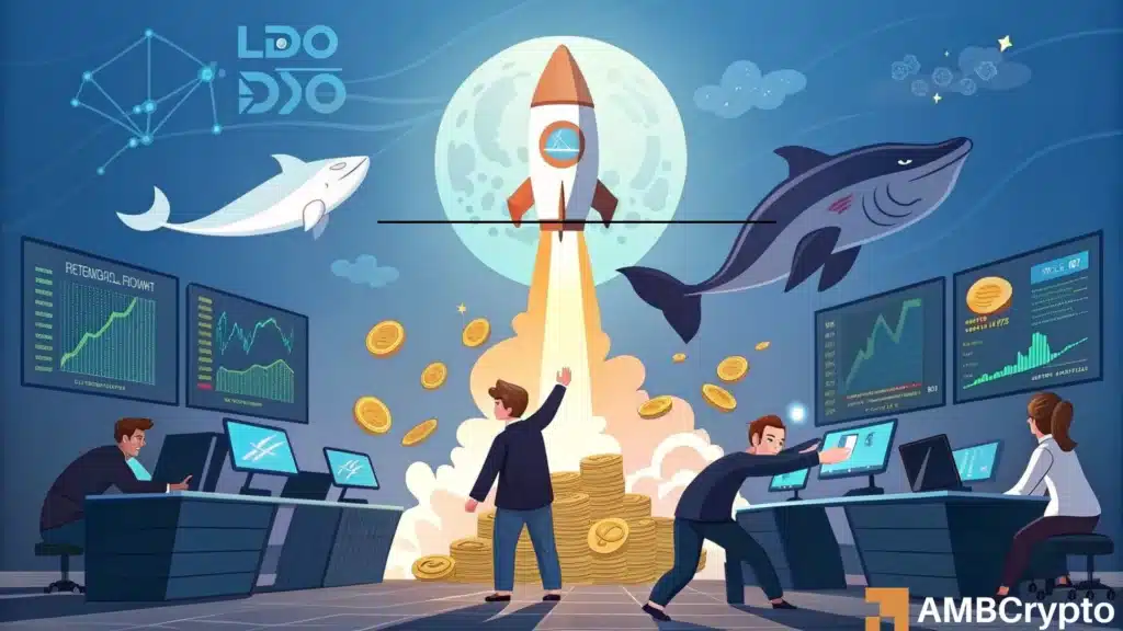 Mapping Lido's future as retail buyers meet profit-taking whales