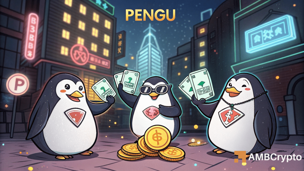 PENGU price prediction - Will the memecoin reverse course to surge by 4x?