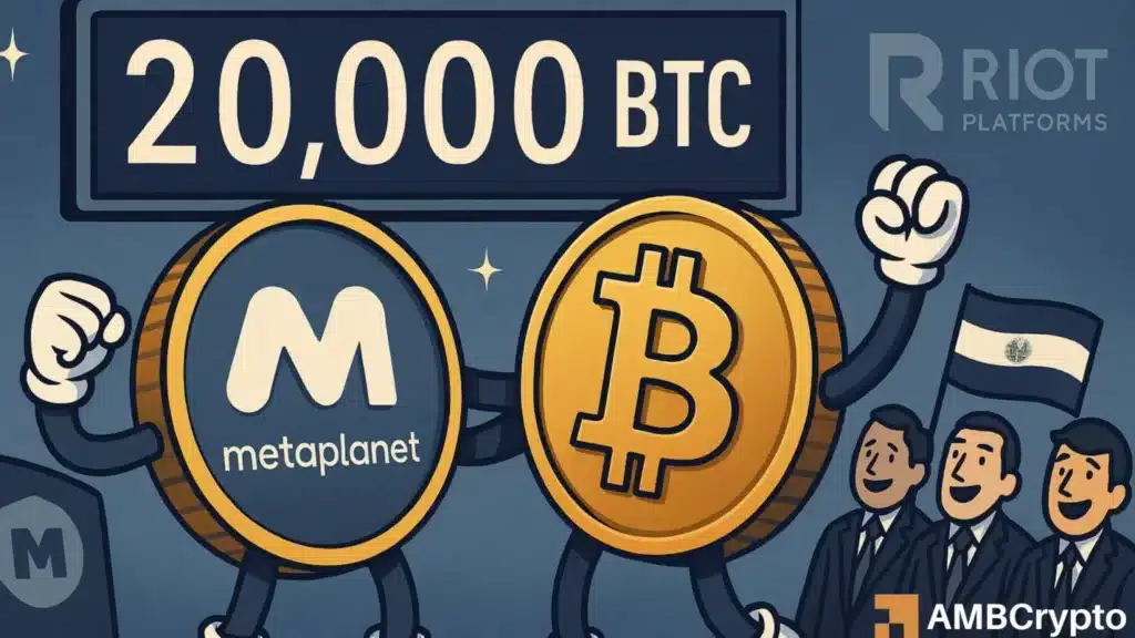 Metaplanet's 20K BTC holdings vs. sliding stocks: Where is sentiment headed?