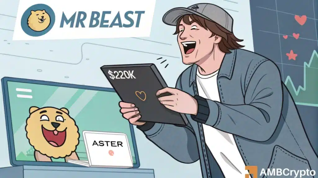 MrBeast’s $1.28 mln bet on Aster – YouTuber's smart move or risky play?