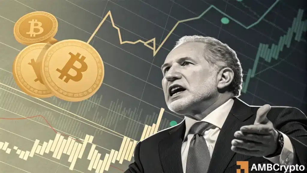 Peter Schiff slams Bitcoin 'dismal performance' against gold: 'Just 2% above...'