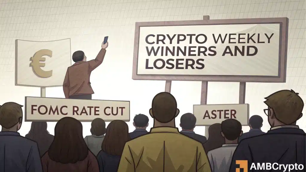 Crypto market’s weekly winners and losers – ASTER, DEXE, FARTCOIN, SPX