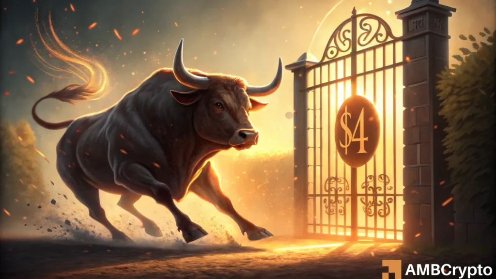 SUI: $4 is a short-term challenge - Will bulls prevail?
