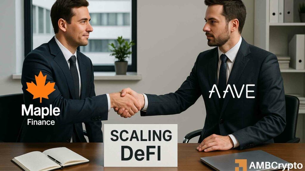 As Maple’s TVL surges, Aave bets on institutional liquidity to drive the next DeFi wave.