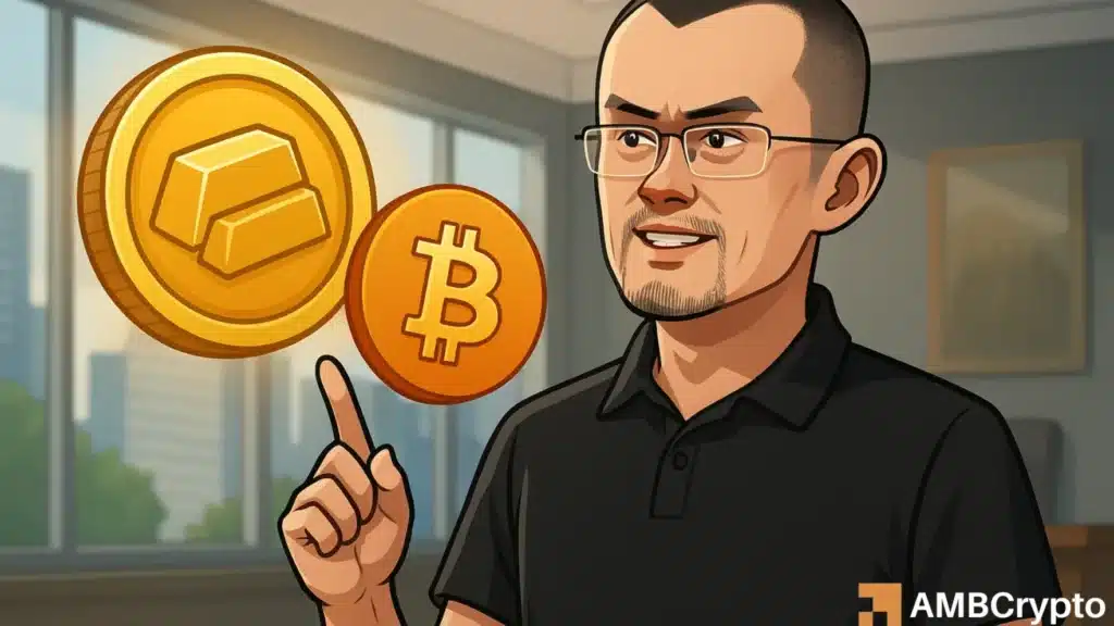 CZ predicts, 'Bitcoin will flip gold' - The number BTC needs to reach is...