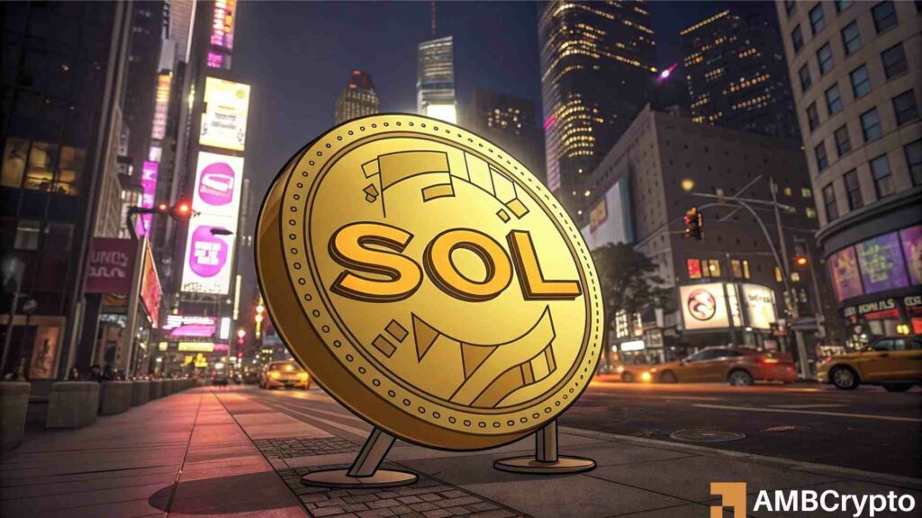 Whale buys $8.4M Solana (SOL) but chart signals short-term reversal