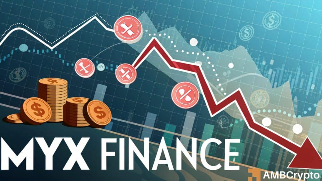 MYX Finance price drops 33% despite record TVL and growing on-chain activity
