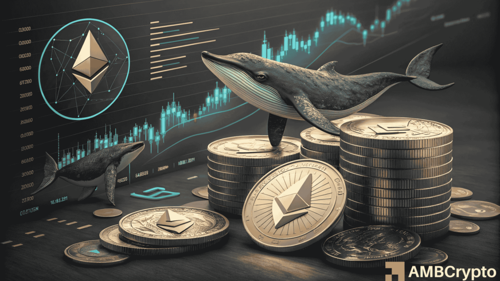 Ethereum whales add $135M in new inflows: Are whales loading up ETH?