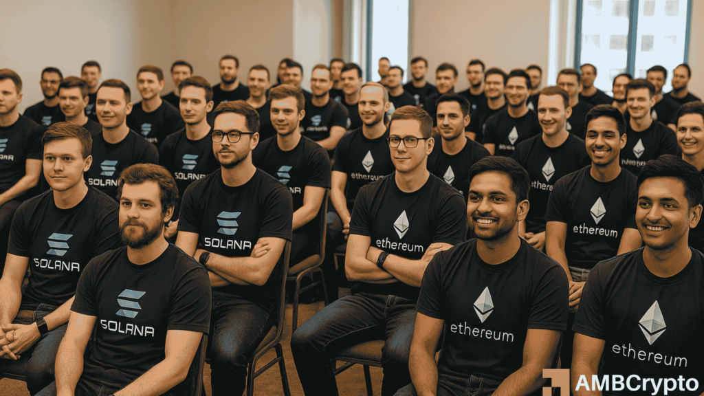 Ethereum and Solana dominate developer growth but...