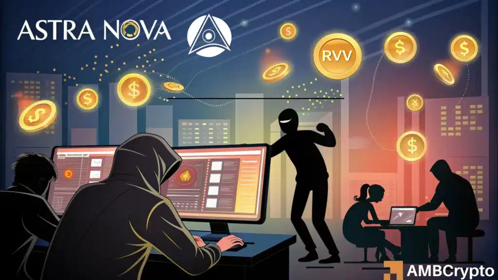 18 wallets dump Astra Nova - Are hackers behind RVV's 65% crash?